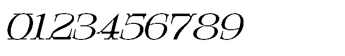 Giqer Italic Font OTHER CHARS