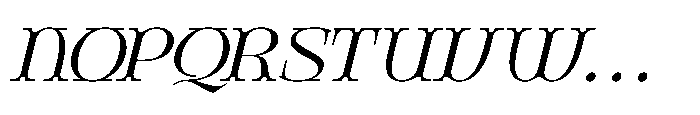 Giqer Italic Font LOWERCASE