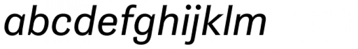 Gira Sans Book Italic Font LOWERCASE
