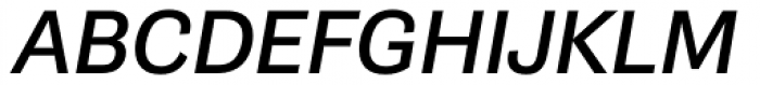Gira Sans Italic Font UPPERCASE