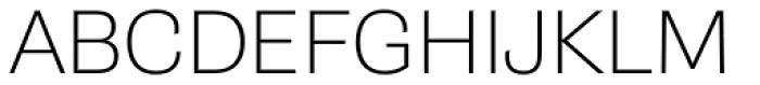 Gira Sans Thin Font UPPERCASE