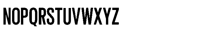 Giraffi Condensed Bold Font UPPERCASE