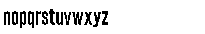 Giraffi Condensed Bold Font LOWERCASE