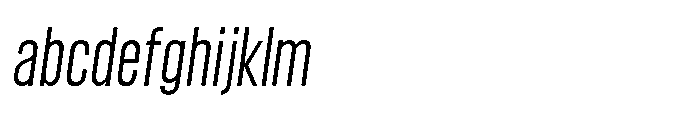 Giraffi Condensed Italic FONT