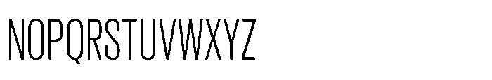 Giraffi Condensed Light Font UPPERCASE