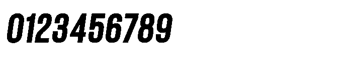 Giraffi Condensed Ultra Bold Italic Font OTHER CHARS