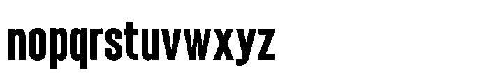 Giraffi Condensed Ultra Bold Font LOWERCASE