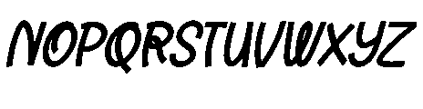 Girdale Italic Font UPPERCASE