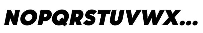 Giriton Black Oblique Font UPPERCASE