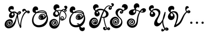 Girl Mermaid Regular Font UPPERCASE