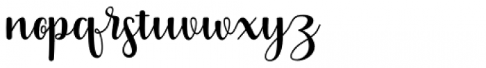 Girly Love Regular Font LOWERCASE