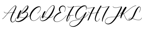 Girly Font UPPERCASE