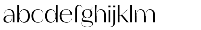 Girona Light Font LOWERCASE