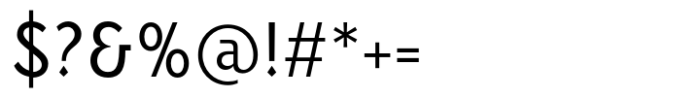 Girone Regular Font OTHER CHARS