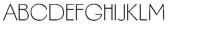 Girtyne Extra Light Font UPPERCASE