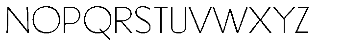 Girtyne Extra Light Font UPPERCASE