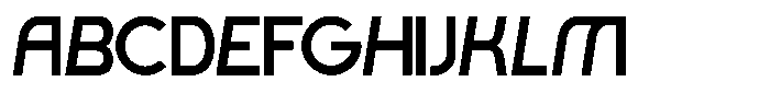 Gisgax Font UPPERCASE