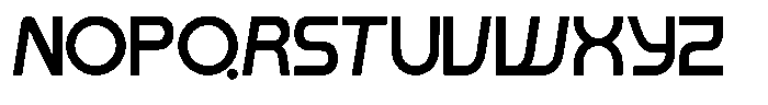 Gisgax Font UPPERCASE