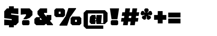 Gismo Semi Rectangular Font OTHER CHARS