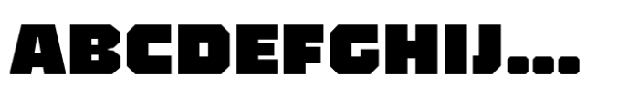 Gismo Semi Rectangular Font UPPERCASE
