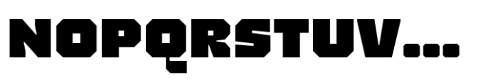 Gismo Semi Rectangular Font UPPERCASE