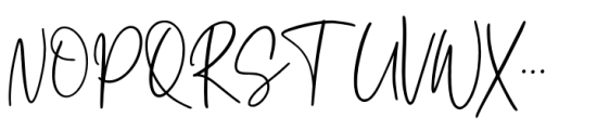 Gistesy Signature Font UPPERCASE