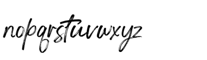 Giston Alternates Font LOWERCASE