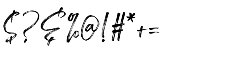 Giston Regular Font OTHER CHARS