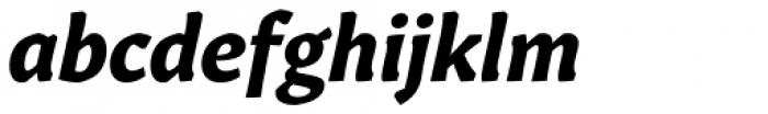 Gitan Bold Italic Font LOWERCASE