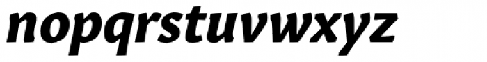 Gitan Latin Bold Italic Font LOWERCASE