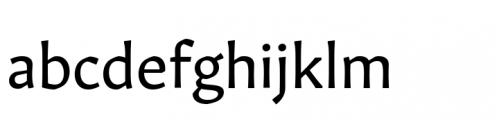 Gitan Latin Variable Uprights Font LOWERCASE