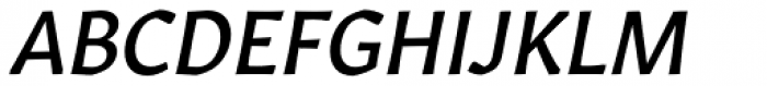 Gitan Medium Italic Font UPPERCASE