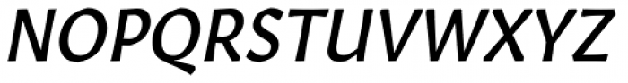 Gitan Medium Italic Font UPPERCASE