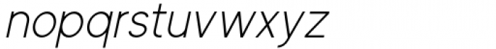 Giuconda Thin Italic Font LOWERCASE