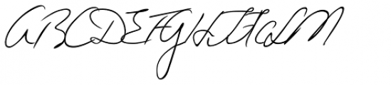Giuliano Handwriting Font UPPERCASE