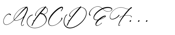 Giustina Kelani Italic Font UPPERCASE