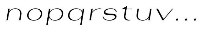 Givenna Thin Italic Font LOWERCASE