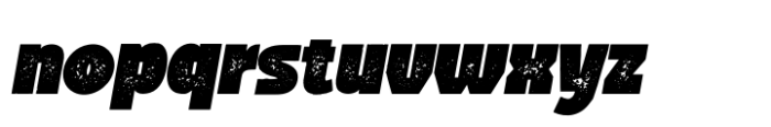 Givera Stamp Italic Font LOWERCASE