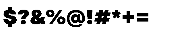 Gizo Black Font OTHER CHARS
