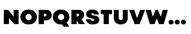 Gizo Black Font UPPERCASE
