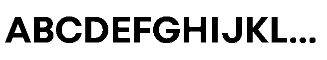 Gizo Bold Font UPPERCASE