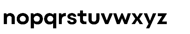Gizo Bold Font LOWERCASE