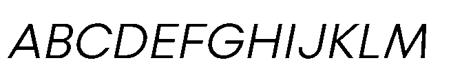 Gizo Italic Font UPPERCASE