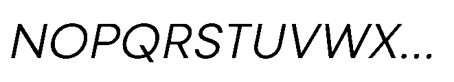 Gizo Italic Font UPPERCASE