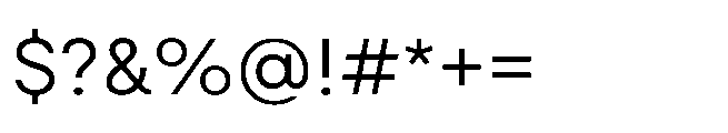 Gizo Variable Variable Font OTHER CHARS