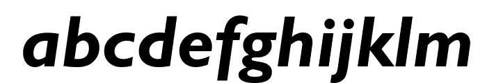 Gill Sans MT Bold Italic Font LOWERCASE
