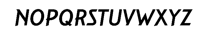 GilmoreFahrenheit Regular Font LOWERCASE