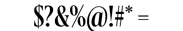 Gingrich Deck Font OTHER CHARS