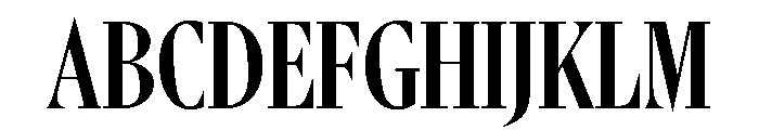 Gingrich Deck Font UPPERCASE