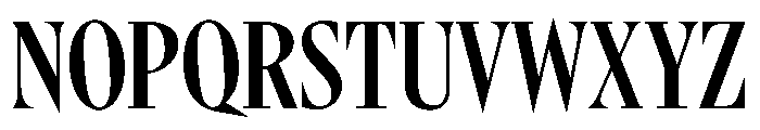 Gingrich Deck Font UPPERCASE